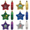 Shatter Resistant Flat Star Ornament